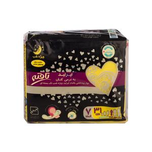 نوار بهداشتی شب ایرلید کتانی 7 عددی تافته