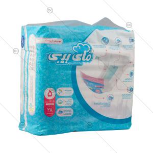 پوشک بچه لوشن آبی سایز 5 خیلی بزرگ 28 عددی مای بیبی - سه‌رخ