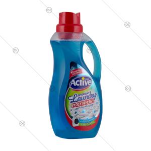 مایع لباسشویی پلی واش آبی 1500 گرمی اکتیو - سه‌رخ
