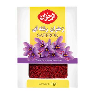 زعفران رشته ای 4 گرمی هم خوان - روبرو