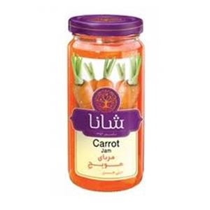 مربا هویج شیشه بلند 305 گرمی شانا