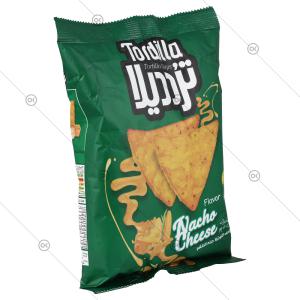 چیپس ذرت پنیری 100 گرمی ترددیلا - سه‌رخ