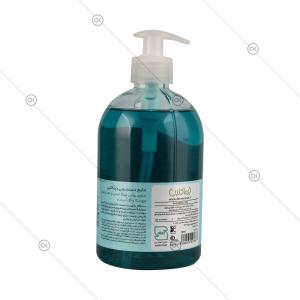 مایع دستشویی شفاف گل ابریشم و ورونیکا 500 گرمی درماکلین - پشت