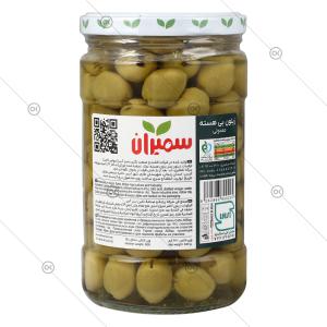 زیتون شور بدون هسته 630 گرمی سمیران - پشت