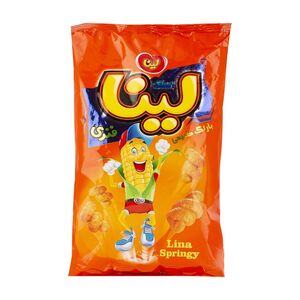 اسنک فنری پنیری 80 گرمی لینا