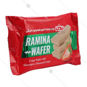 ویفر کریسپی توت فرنگی45 گرمی نادی - سه‌رخ