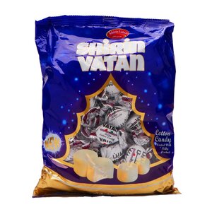 پشمک دوسر پیچ شیری 1000 گرمی شیرین وطن