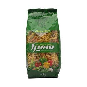ماکارونی مته سبزیجات 500گرمی سمیرا