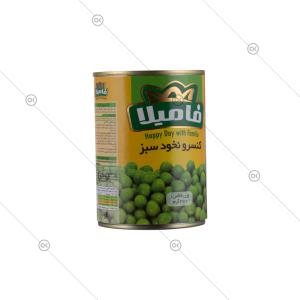 کنسرو نخود فرنگی 380 گرمی فامیلا - سه‌رخ