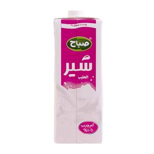 شیر تتراپک استریل 1.5 درصد چربی 1 لیتری صباح