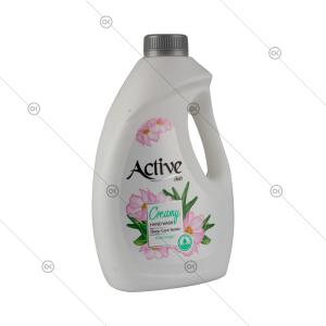 مایع دستشویی Deep Care کرمی سبز 2000 گرمی اکتیو - سه‌رخ