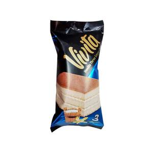 کیک 3 لایه وانیلی با کرم شیری 60 گرمی ویویتا شیرین وطن