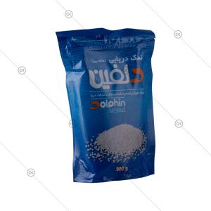نمک تصفیه شده خوراکی یددار دریایی 900 گرمی دلفین - سه‌رخ