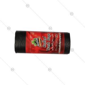 کیسه زباله رولی متوسط 25 عددی 55*75 پتروکلین - روبرو
