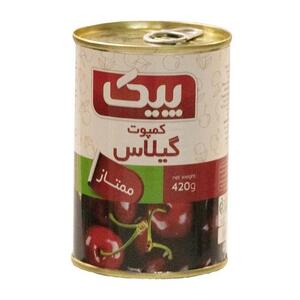 کمپوت گیلاس ممتاز 420 گرمی پیک