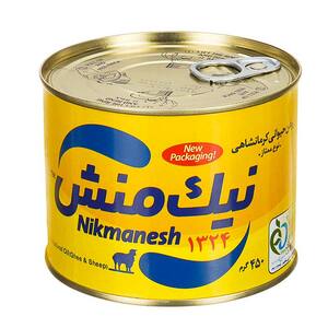 روغن حیوانی ممتاز 450 گرمی نیک منش