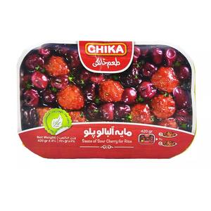 مایه آلبالو پلو 420 گرمی چیکا