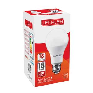 لامپ ال ای دی حبابی مهتابی 18 وات لکلر