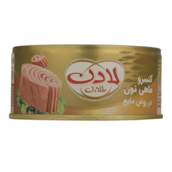 کنسرو ماهی تن در روغن گیاهی طلایی 180 گرمی لادن