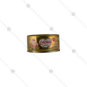 کنسرو ماهی تن در روغن گیاهی طلایی 180 گرمی لادن - پشت