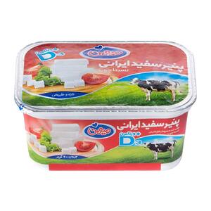 پنیر سفید نسبتا چرب ایرانی ویتامین دی 400 گرمی میهن