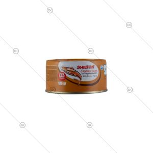 کنسرو ماهی تن در روغن با طعم دودی 180 گرمی شیلتون - پشت