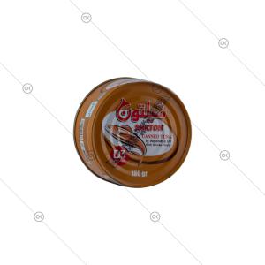 کنسرو ماهی تن در روغن با طعم دودی 180 گرمی شیلتون - سه‌رخ