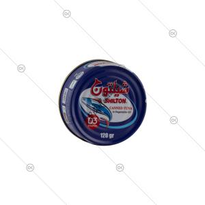 کنسرو ماهی تن در روغن 120 گرمی شیلتون - سه‌رخ