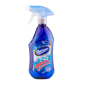 شیشه پاک کن آبی 500 گرمی رافونه