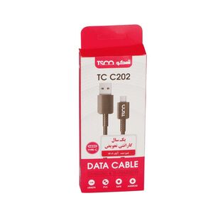 کابل شارژ تایپ سی 1 متری TCC202 تسکو