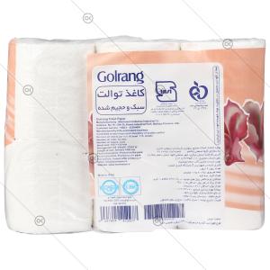 دستمال توالت 12 رول 3لایه گلرنگ - پشت