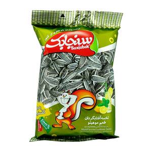 تخمه آفتابگردان با طعم موهیتو 100 گرمی سنجابک