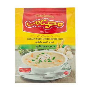 سوپ جو با قارچ 70 گرمی مهنام