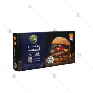 همبرگر گوسفندی 100 درصد 500 گرمی پمینا کاله - سه‌رخ
