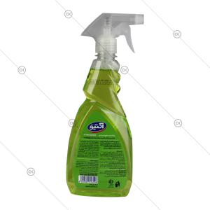 شیشه پاک کن shine & fresh سبز 500 گرمی اکتیو - پشت