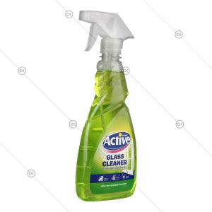 شیشه پاک کن shine & fresh سبز 500 گرمی اکتیو - سه‌رخ