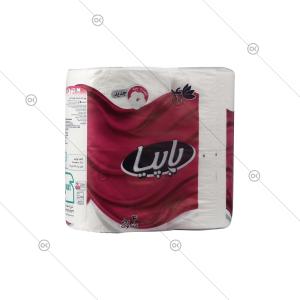 دستمال توالت 4 رول 4 لایه پاپیا - سه‌رخ