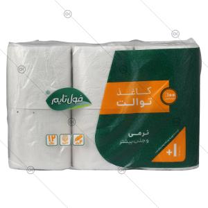 دستمال توالت 12 رول 4 لایه فول تایم - پشت