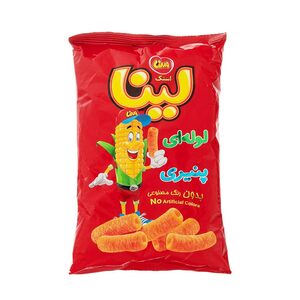 اسنک لوله ای پنیری 75 گرمی لینا