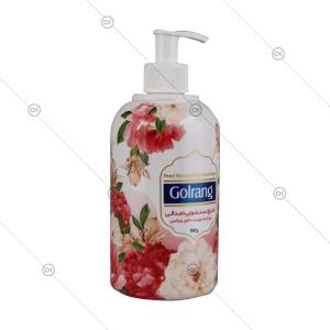 مایع دستشویی صدفی قرمز حاوی ویتامین 500 گرمی گلرنگ - سه‌رخ