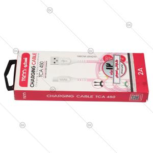 کابل شارژ اندروید 1 متری TCA350 تسکو - سه‌رخ
