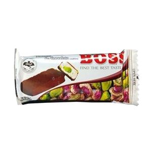 گز شکلاتی با مغز پسته 30 گرمی باس