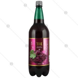 آبمیوه گازدار انگور قرمز 1.5 لیتری تاک بهنوش - پشت