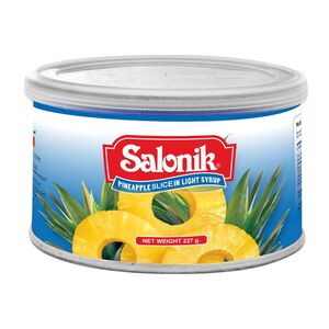 کمپوت آناناس حلقه 227 گرمی سالونیک