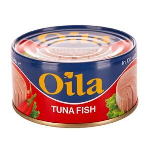 کنسرو ماهی تن در روغن با فلفل قرمز 150 گرمی اویلا