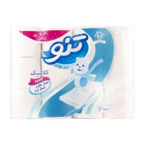 دستمال توالت 24 رول 3 لایه تنو - روبرو