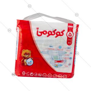 پوشک بچه لوسیون دار سایز 5 اقتصادی 26 عددی کوکومی - پشت