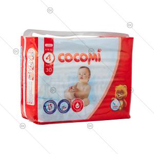 پوشک بچه لوسیون دار سایز 4 اقتصادی 30 عددی کوکومی - سه‌رخ