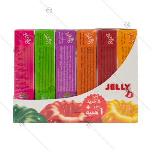پک پودر ژله 6 عددی 600 گرمی جلی دی دراژه - پشت