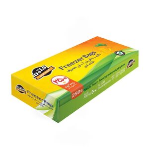 کیسه فریزر آسان مصرف تجزیه پذیر 250 گرمی 20*35 پتروکلین
